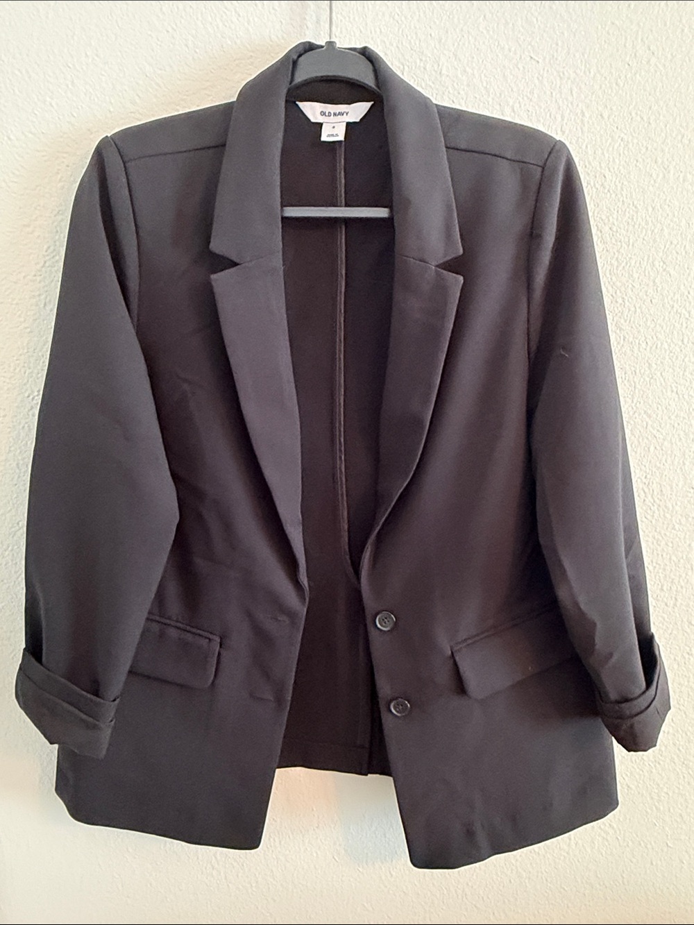 Old Navy Black Women's Tailored Blazer Jacket